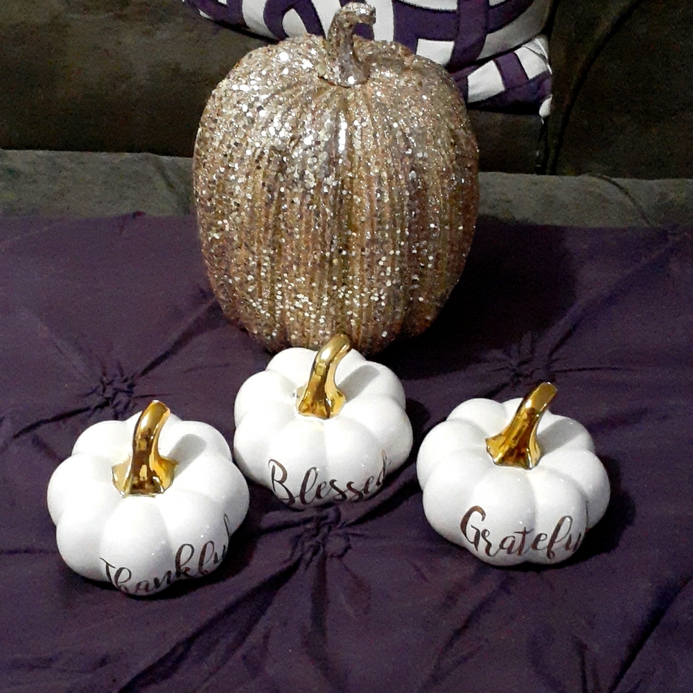 4pc set Glam Pumpkins